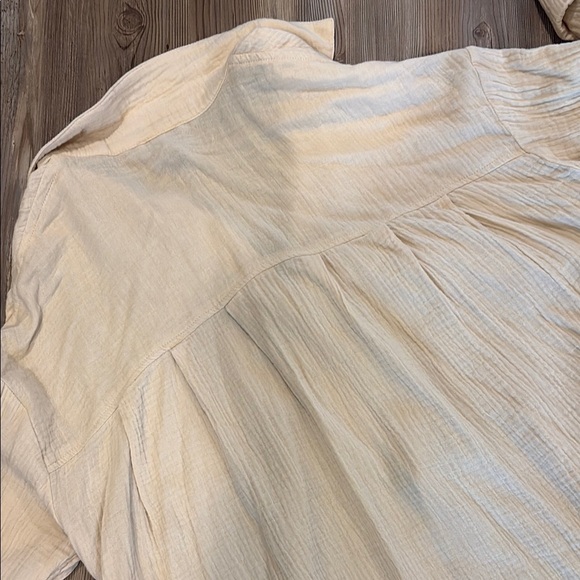 White Birch Cream Button Down Shirt - Picture 6 of 6